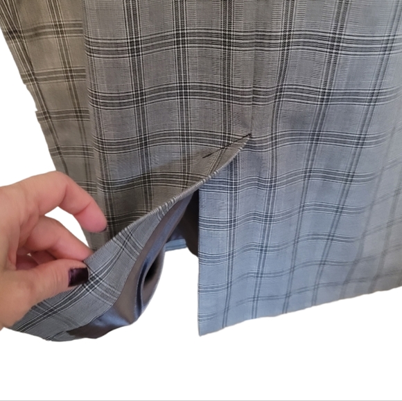 🆕️ Ted Baker Working Title Ristad Check Sheath Dress - Picture 12 of 15